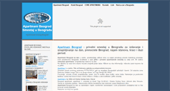 Desktop Screenshot of apartmanibeograd.info